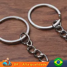 Argola Para Chaveiro Corrente italiana 50 100 200 Unidades 25mm Personalizado Lembranças e Decoração Artesanato