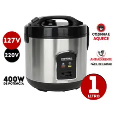 Panela Elétrica  De Arroz 127v ou 220v 5 Xícaras 1 Litro Antiaderente