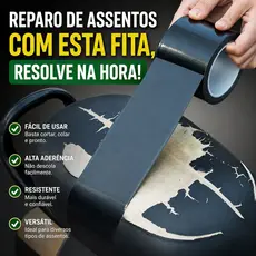 Kit De Reparo De Couro Fita Adesiva Preta Para Móveis , Sofás , Assentos De Carros