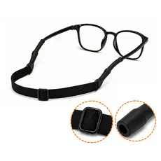 1/2 Unidades Cordão Ajustável Para Óculos, Universal, Elástico, Óculos de Grau, Sol, Esportivo
