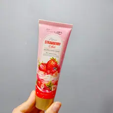 Fragrância de menina doce!Creme para as Mãos Cross-Borderline Bolo de Morango 80g Hidratante Anti-Secagem