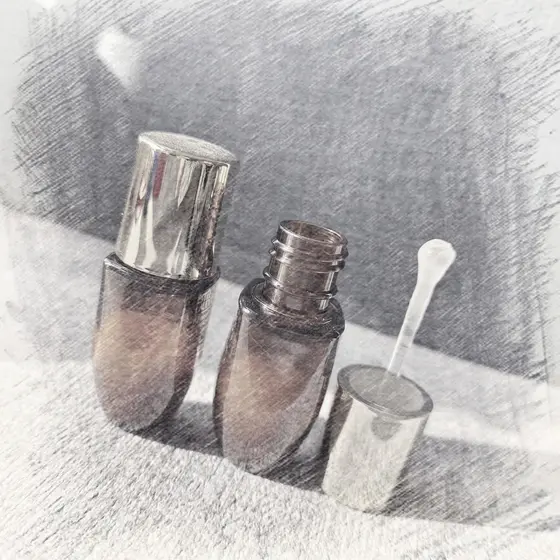Assistir a introdução está fotografar!Ya ~ Home Brown ~ Garrafa Dois em Um Creme para os Olhos Essência 5ml Rugas Leves 