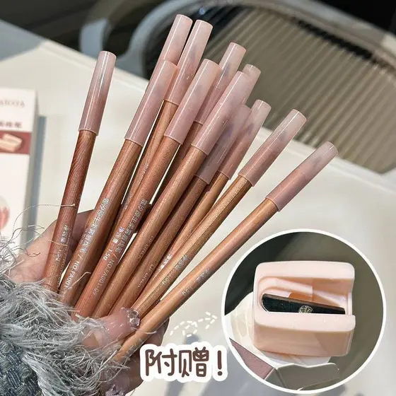 Feixi Original névoa macia delineador labial moldar batom de cor Nude Anti-duração não-desbotamento com apontador de láp