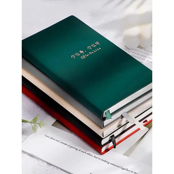 Planejador autodisciplina Check-in de alto valor simples portátil agenda caderno gerenciamento de tempo lista de tarefas