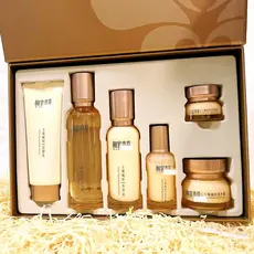 Acessível Materia Medica Qizhen Tempo Condensado Caixa de Presente Nutritiva de Luxo Conjunto de Loção de Água Produtos