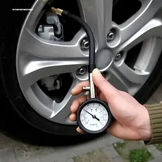 Medidor de pressão de pneu de carro de alta precisão multifuncional com deflação medidor de pressão de pneu mangueira lo