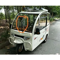 Limpador para idosos Haibao, alongado, totalmente fechado, osso, tira de borracha Universal, triciclo elétrico, lâmina d