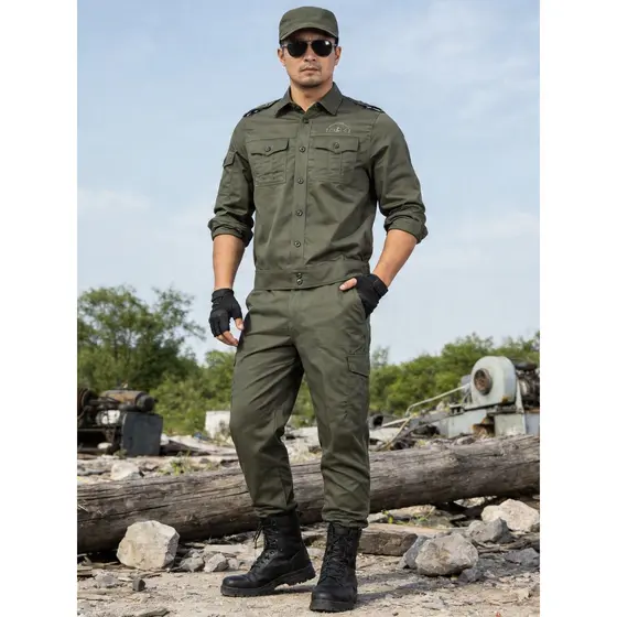 Roupas camufladas terno masculino jaqueta de verão genuíno ao ar livre workwear novo estilo roupas de proteção do trabal