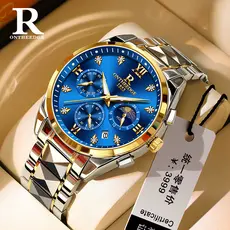 Genuíno multifuncional à prova dwaterproof água relógio masculino Gypsophila Premium relógio de quartzo moda relógios ma