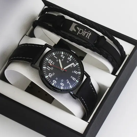 Relógios de quartzo masculino moda relógio masculino pulseira conjunto de quartzo na moda relógio masculino Cros