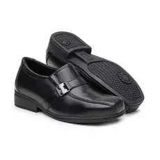 Sapato Infantil Masculino Social Premium Leve Flexível Confortável Estilo Casual