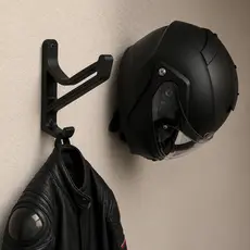 Suportes Capacete Kit Com 2 Altamente Resistente e Elegante Acompanha Instalação Buchas e Parafusos