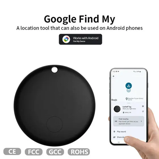 Mini Smart Finder Bluetooth Locator Anti Lost Tracker Android Keys Bag GPS Tag