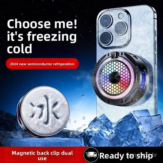 Phone Cooling Fan Mobile Games Gamepad Cooler Cell Phone Cool Heat Sink Radiator For Device