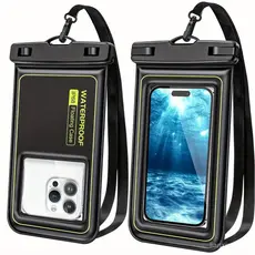 Capa Impermeável Para Telefones Com Tela Sensível Ao Toque Flutuar , Rafting , Viagens , Mergulho E Natação