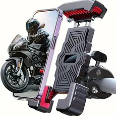 Suporte de telefone para ciclismo, motocicleta, veículo elétrico, bicicleta, Mountain bike, bateria, à prova de choque