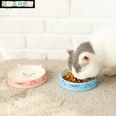 。Gatinho tigela cão lancheira Pet persa gato cão tigela simples gato tigela de cerâmica água potável bonito suprimentos 