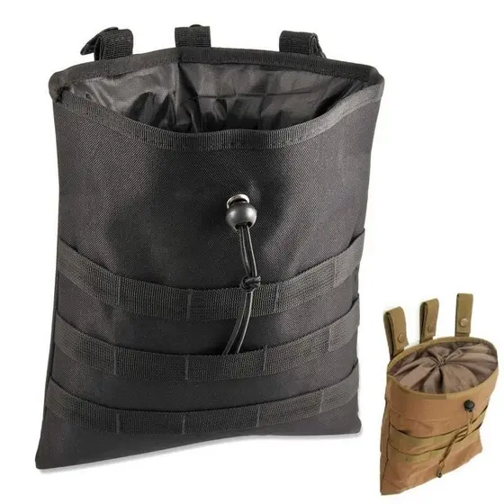 Dobrável tático saco de reciclagem esportes ao ar livre correndo Fitness armazenamento cintura saco selo cintura revista