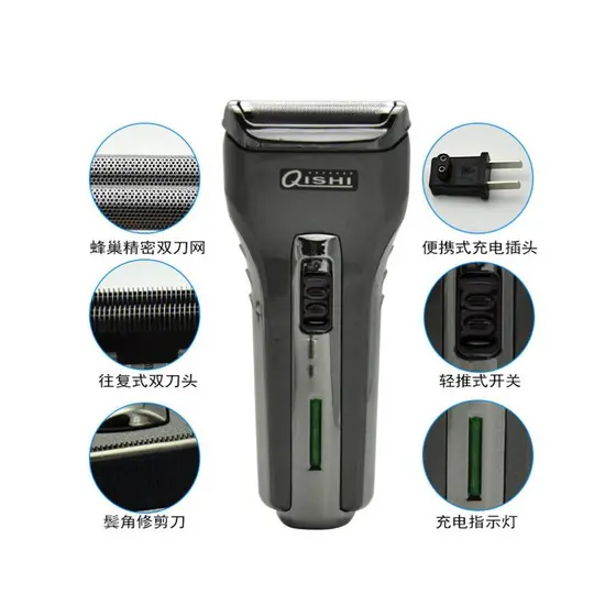 Fenit Barbeador Elétrico Alternativo Q588 Barbeador Recarregável Multifuncional Barbeador Lavável