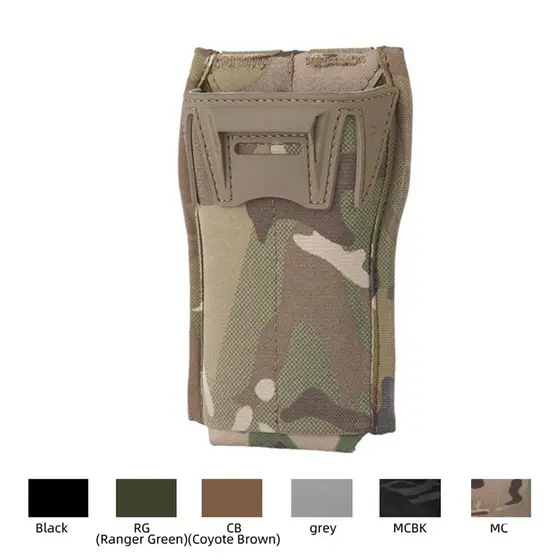 Bolsa elástica multifuncional estilo função Molle único 5.56 elástico de desenho rápido cinto tático bolsa lateral