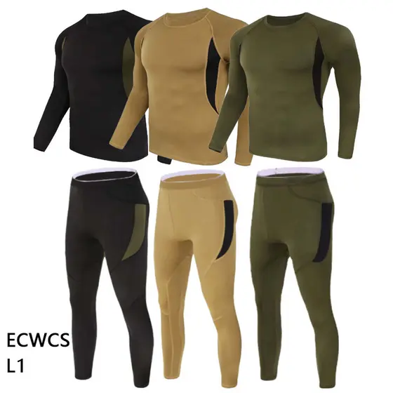 Outono inverno doméstico fino velo ECWCS roupa interior calcinha roupas de outono calças compridas L1 Base camada quente