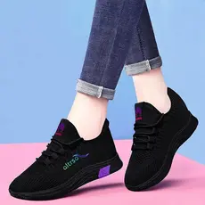 Preto cozinha trabalho sapatos de trabalho antiderrapante sola macia longa pé não cansado velho pequim pano sapatos femi