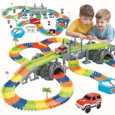Carro elétrico ferroviário carro menino montado pista trem conjunto carro de brinquedo 3-8 anos de idade crianças presen