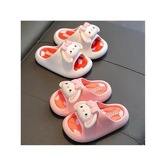 Sanrio chinelos infantis meninas verão 2025 novo estilo interior antiderrapante pai-filho melodia sandálias meninas boni