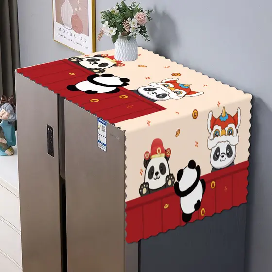 Pano de cobertura Anti-armazenamento para geladeira, à prova de respingos de óleo, porta única, tambor de porta dupla, m