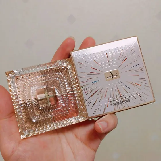 Saqili olho cor 4 cores sombra diária terra cor lantejoulas Glitter fosco alto brilho delicada renderização de cores não