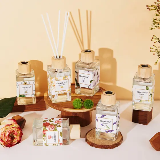 COCOSILIYA Aromaterapia Floral Aromaterapia Sem Fogo Óleo Essencial Interior Desodorante de Ar Fresco Enfeites de Fragrâ