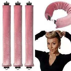 Kit 3 Peças Modelador De Cabelo Sem Calor Faixa Com Gancho Cachos Perfeitos Ondulação Macia Sem Danificar
