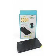 Carregador Portátil Power Bank 5000mAh Slim 10mm Ultra Fino Universal Com 3 Adaptadores - Altom