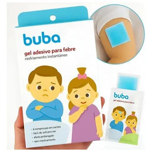 Adesivo Gel Refrescante Febre De Bebê Pós Vacina 4