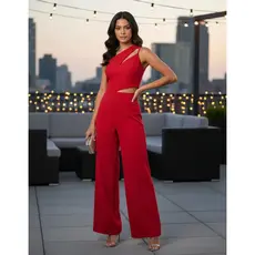 Macação Alfaiataria Feminino Pantalona Longo Elegante Festa