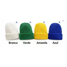 touca gorro de bebê recém-nascido de lã  do Brasil