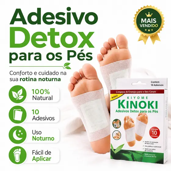 10 a 50 Detox Foot Patches Eliminator Impurities and Toxins - Original