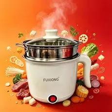 Panela Elétrica Multifuncional Cozinha ,Vapor P/1 a 2 Pessoas 1L 110V / 220V - ( COR ALEATORIO )
