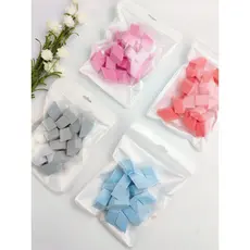 15pcs maquiagem Puff beleza ovo pequeno diamante pequena casa seca molhada