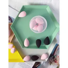 Polegar beleza ovo Mini ovo maquiagem Puff pequeno médio beleza ovo corretivo parcial desenho