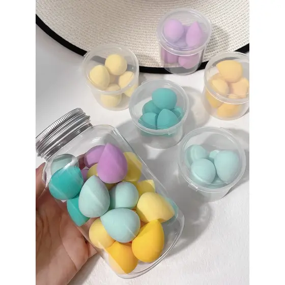 Preço de embalagem 15 polegar beleza ovos Mini ovos maquiagem Puff tamanho pequeno corretivo parcial rosto sem pó