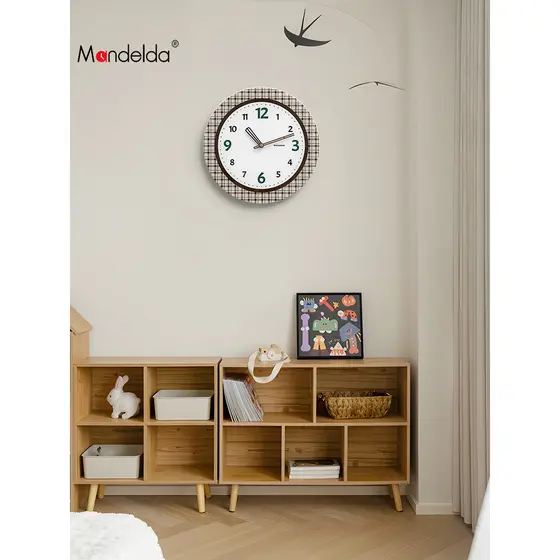 Mandelda marca coreana relógio de parede sala estar 2026 novo estilo doméstico moderno simples criativo relógio parede