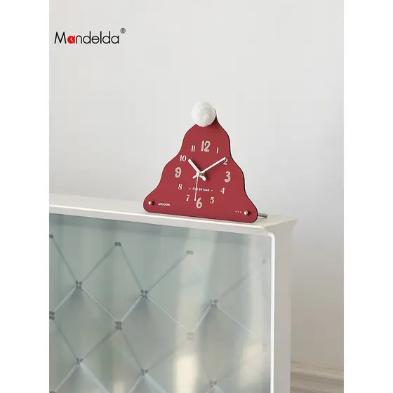 Mandelda marca coreana Desktop criativo relógio decoração sala de estar entrada colocação relógio mesa Housewarming nova
