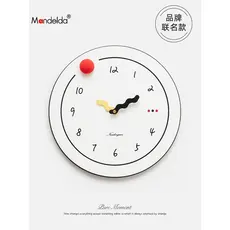 Mandelda influenciador sem perfuração relógio de parede sala estar decorações de parede do agregado familiar relógio mod