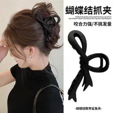 Clipe de tubarão Oversized feminino placa grampo de cabelo High-End sentir arco sentir Volume do cabelo grosso volta cab