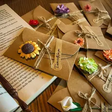 Carta de amor para namorado [conjunto de Envelope de papel de carta] antigo romântico dia dos namorados confissão carta