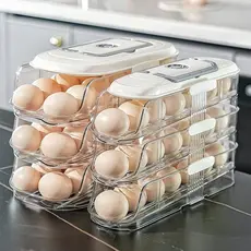 Caixa de ovos cronometragem, Rack de ovos, geladeira, porta lateral, caixa de manutenção fresca, rolo de ovos, caixa de