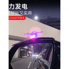 Espelho retrovisor à prova de chuva sobrancelha dos desenhos animados janela Interior do carro refletor placa à prova de