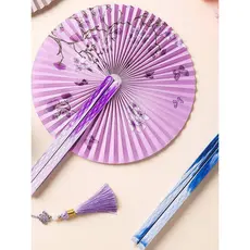 Estilo chinês dobrável ventilador magnético grupo ventilador chinês antigo fã feminino dança Hanfu estudante ventilador