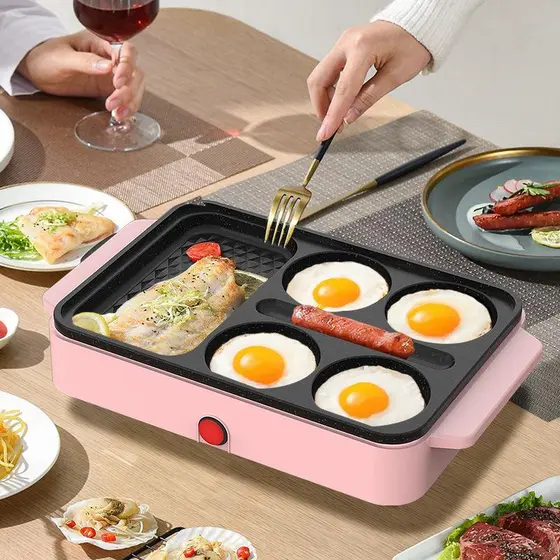 Exportado para os Estados Unidos Japão Canadá Taiwan 110V Panela Quente Churrasqueira Elétrica Shabu-Shabu Fritar Ferven